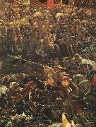 ALTDORFER, Albrecht The Battle of Alexander (detail)  vcvv oil painting